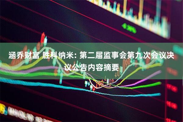 涵乔财富 胜科纳米: 第二届监事会第九次会议决议公告内容摘要